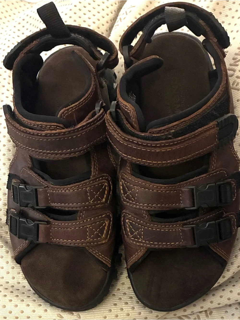 Preowned, lightly used Sonoma mongoose  all-terrain men’s hiking sandals size 7M